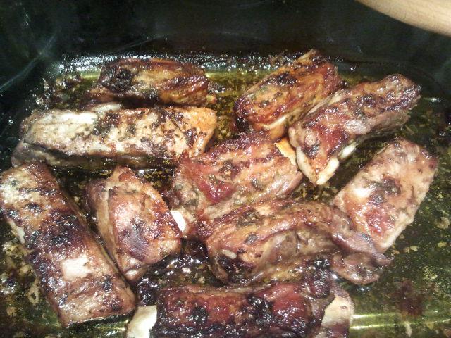 costillas de cerdo al horno