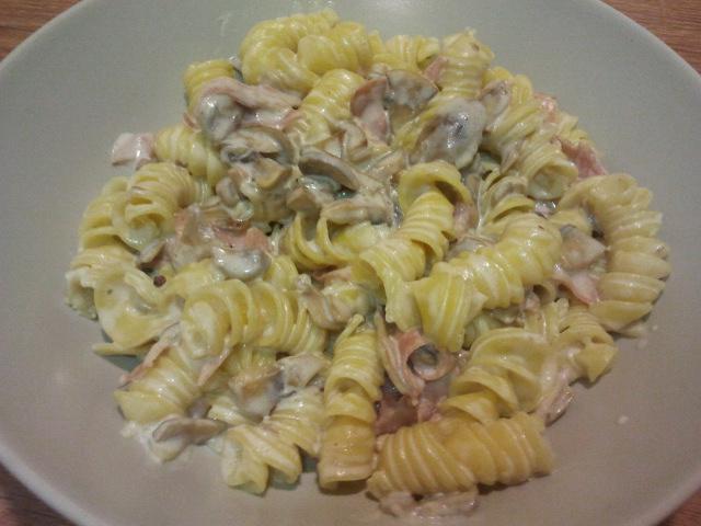 salsa de champiñones para pasta