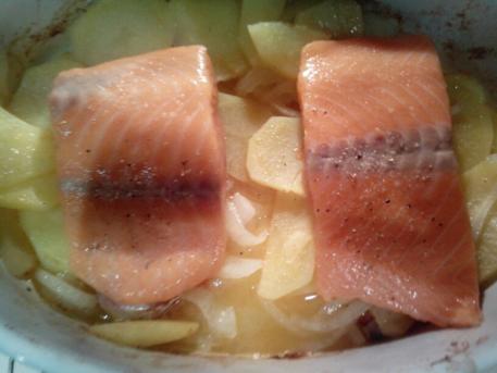 salmon al horno