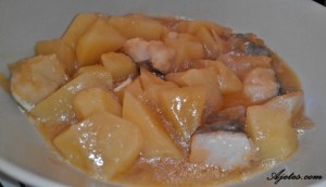 patatas con bacalao