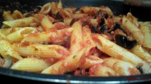 pasta con salsa putanesca