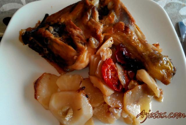 Receta de pollo al limón al horno