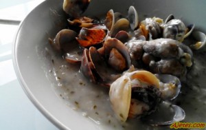 almejas a la marinera