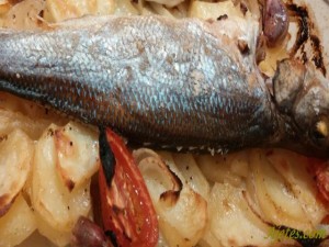 lubina al horno